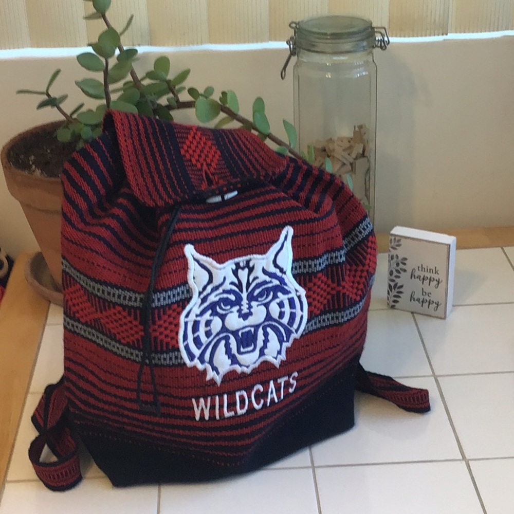 UofA Wildcats Woven Drawstring Backpack (#8)